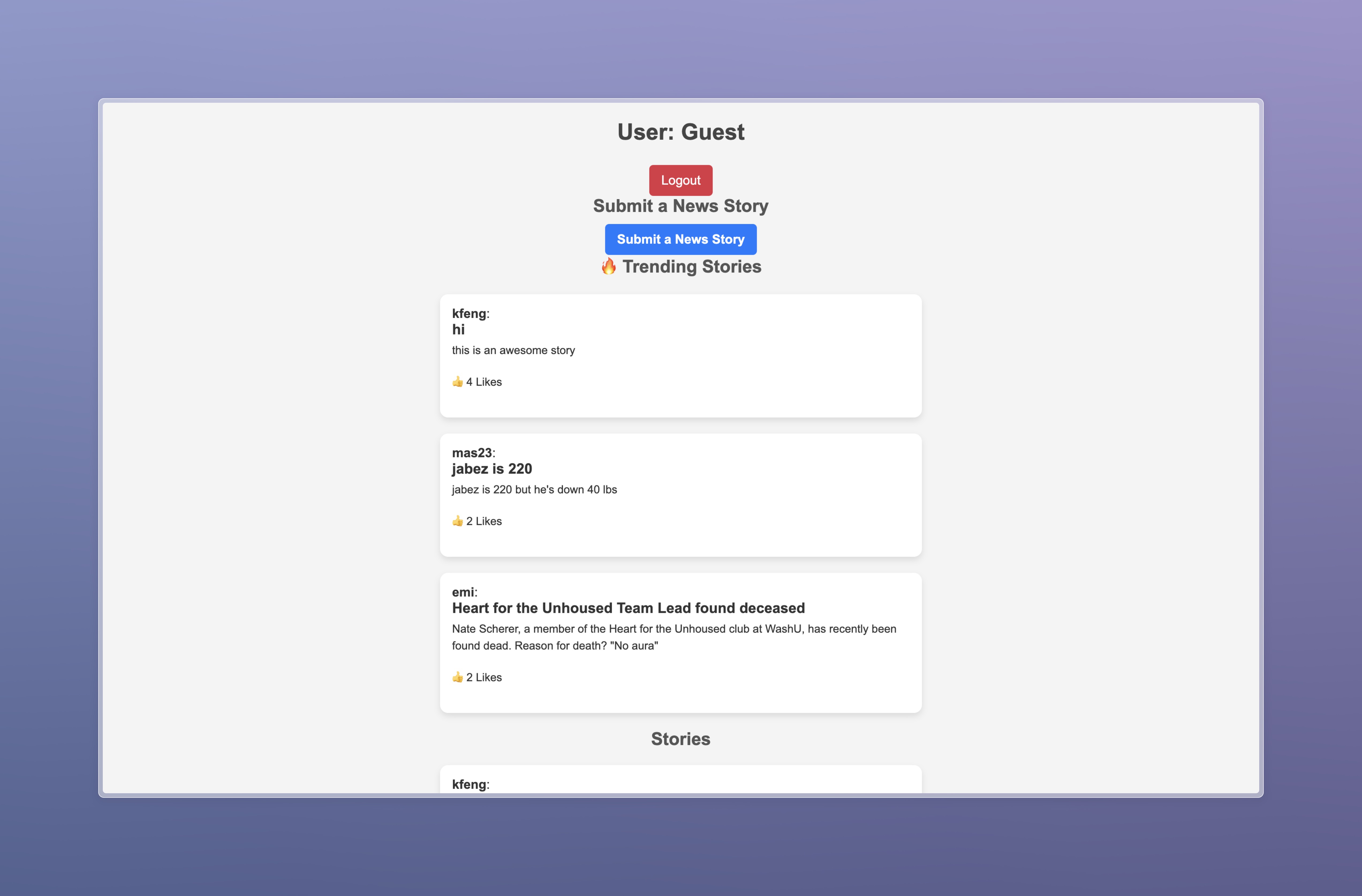 Secure News Website (February 17th, 2025)