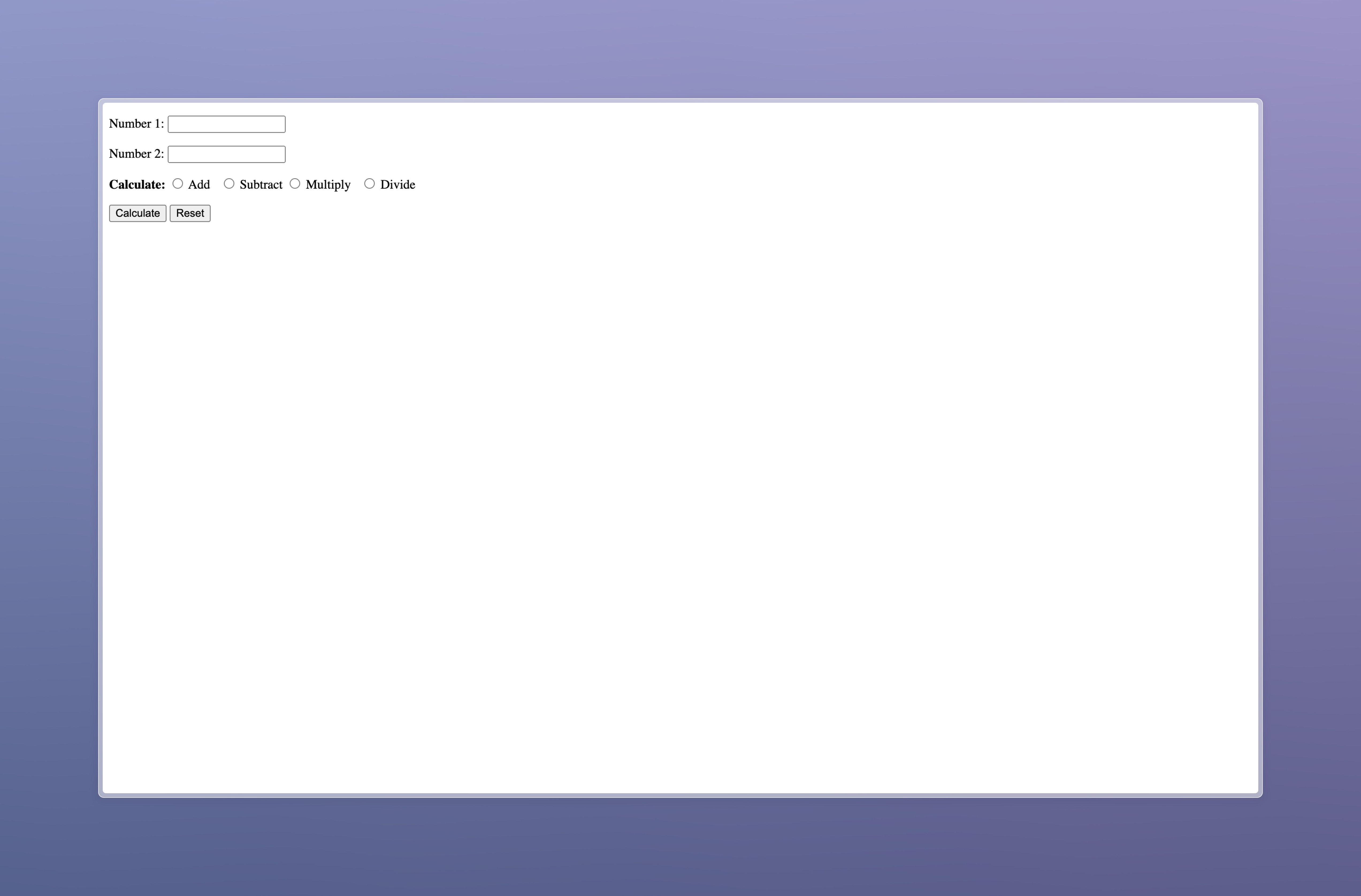 PHP Calculator (January 27th, 2025)