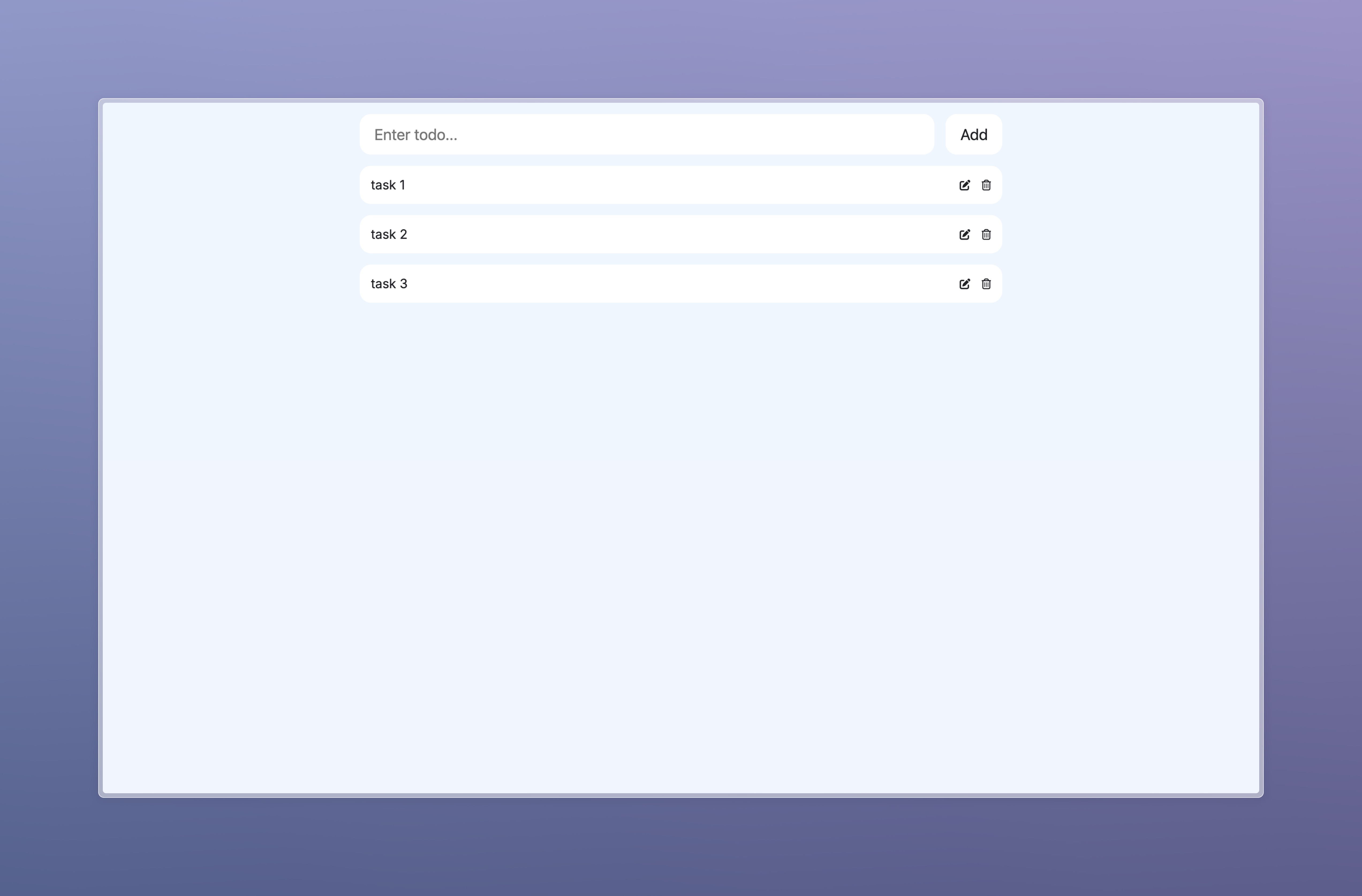 Todo List (Summer 2024)